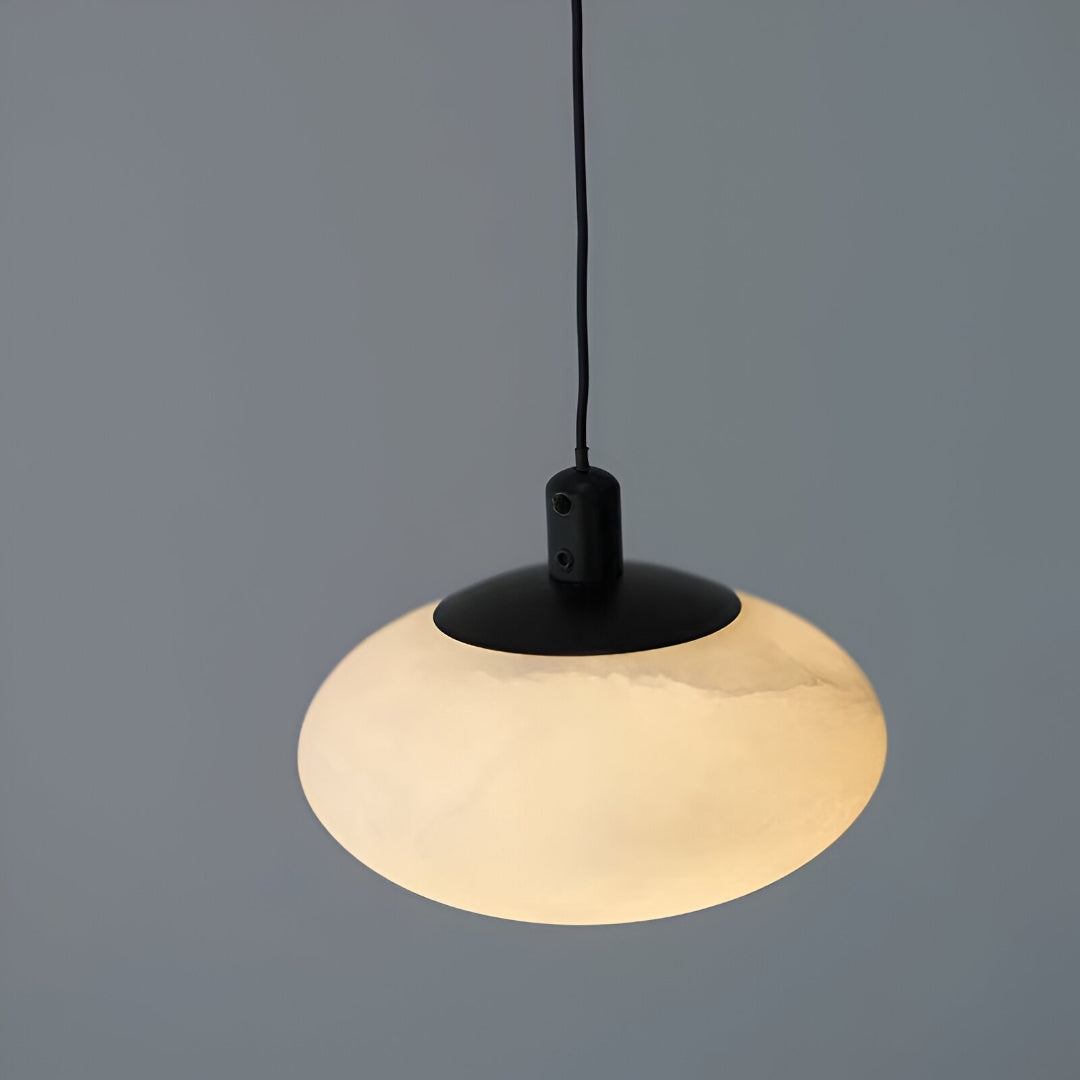 Alabaster Mini Marble Mushroom Pendant Light D937