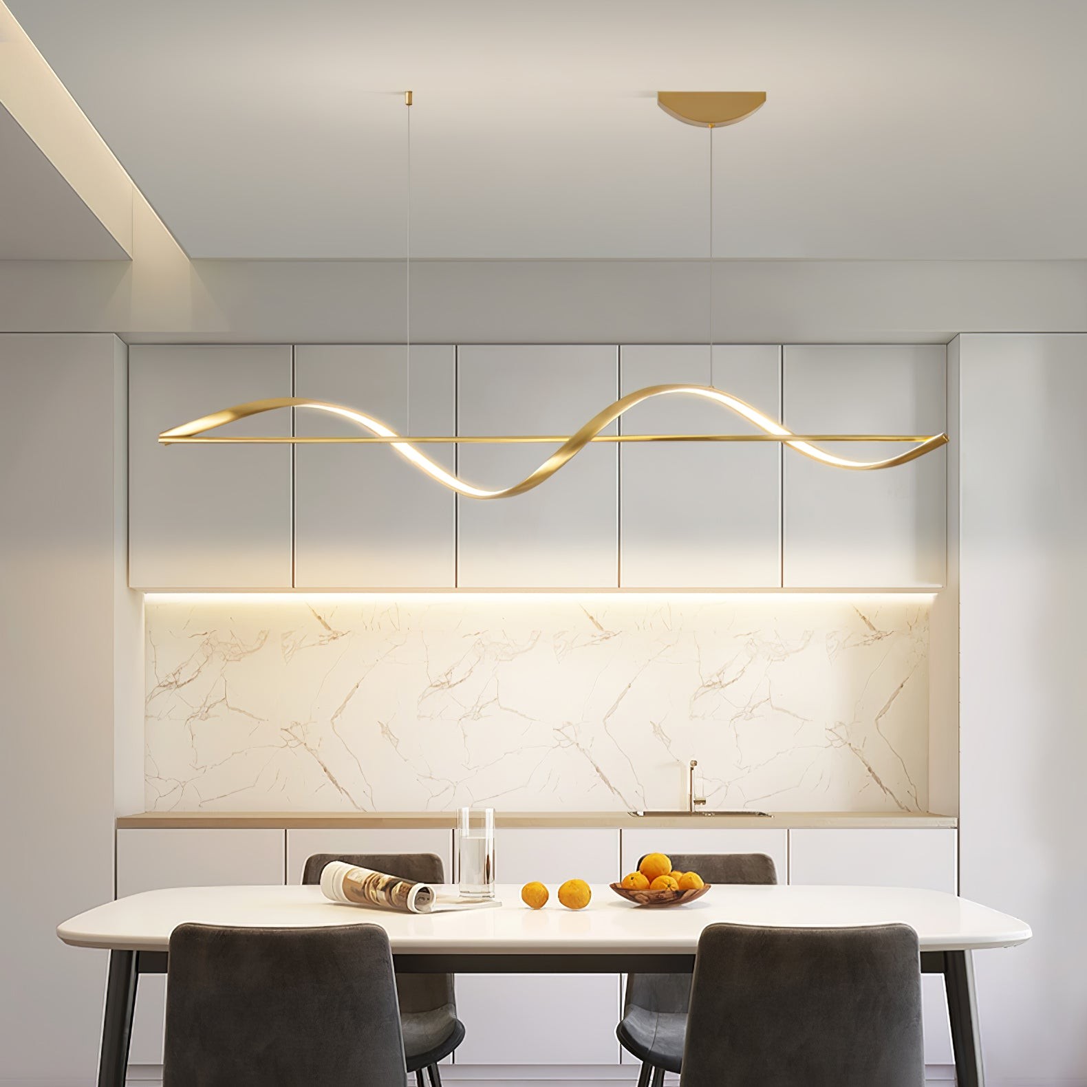 Whisper Linear Island Chandelier K1096