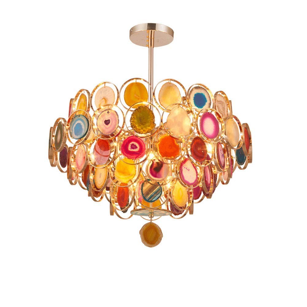 Slice Agate Chandelier/ Tower