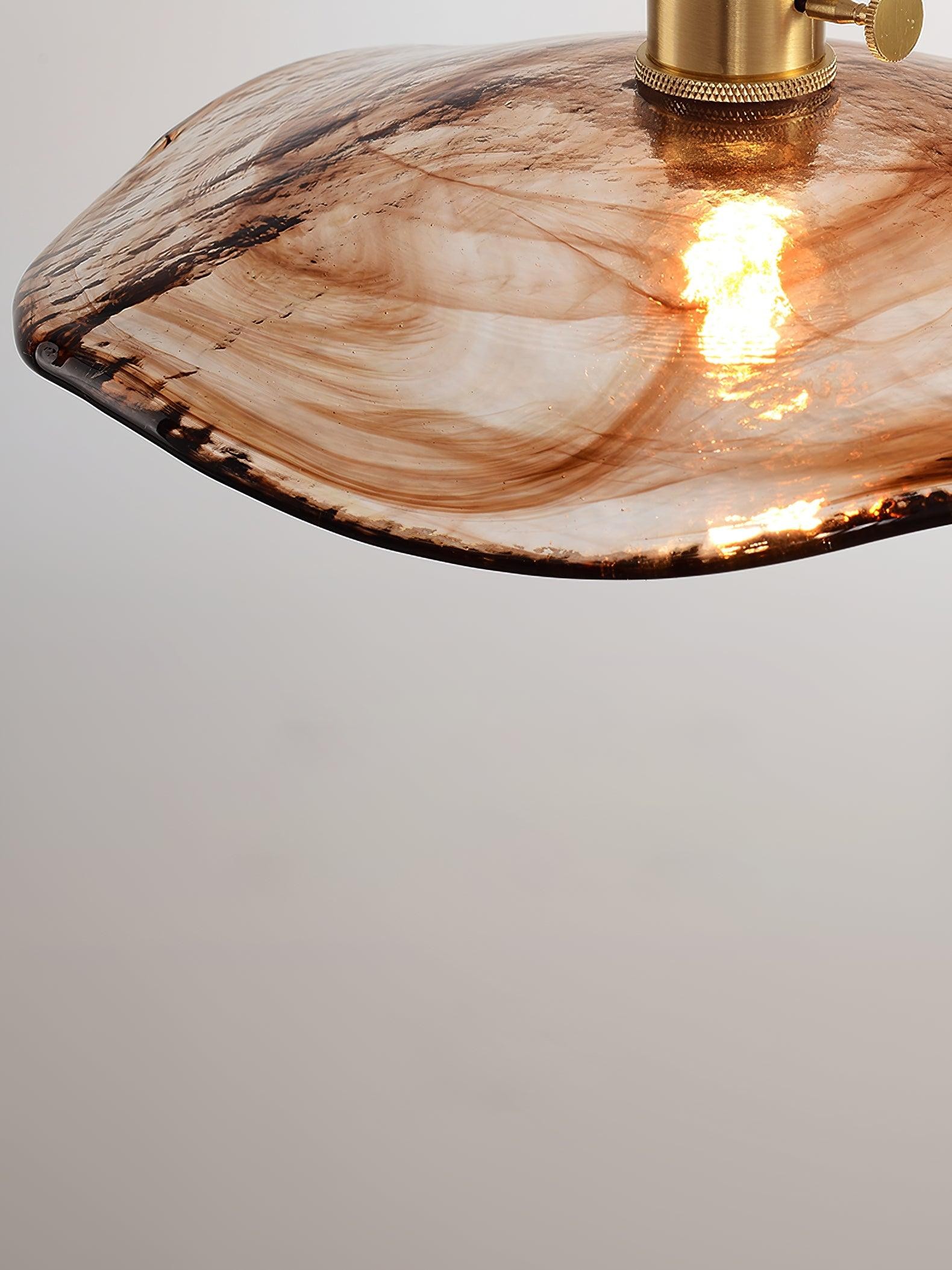 Flower Petal Glass Pendant Light K387