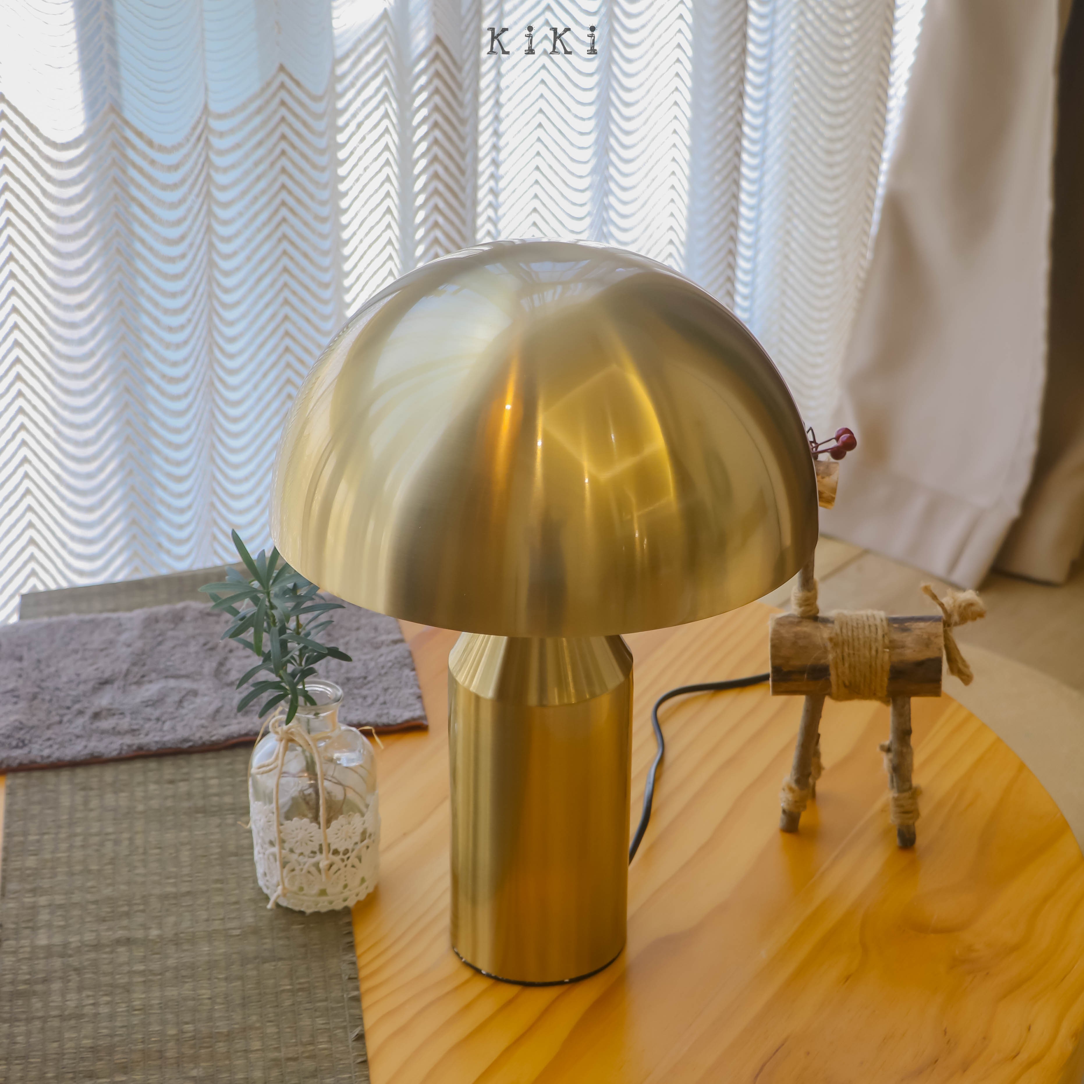 Modern Atollo Table Lamp - Mushroom Metal Table Light for Living Room