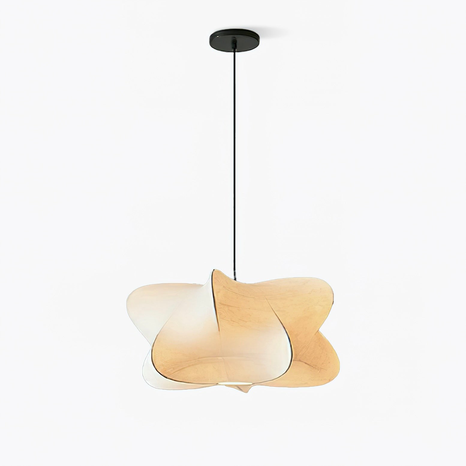Lunaveo Timeless Minimal Silk Pendant Lamp - Cloud Shade Lighting for Home Decor K369