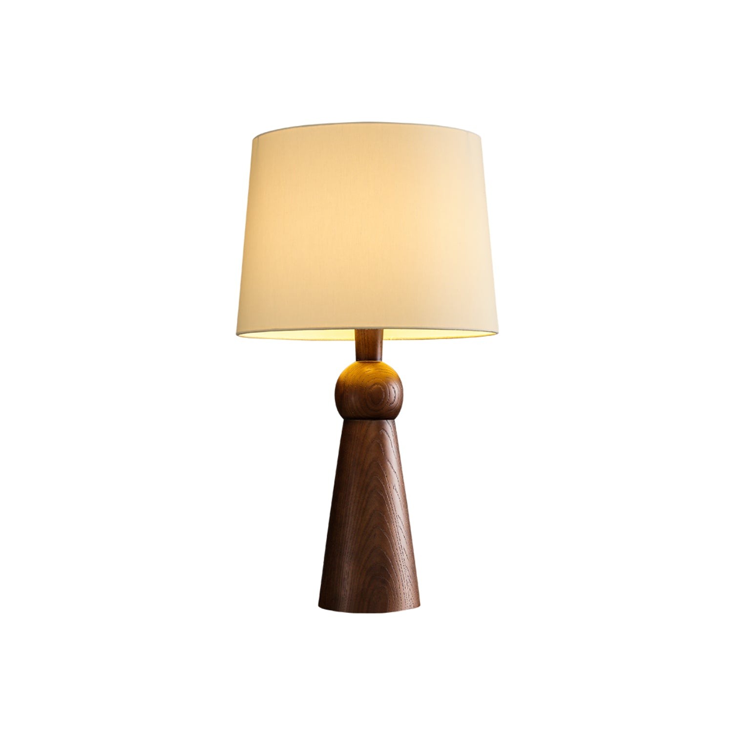 Nordic Retro Solid Wood Fabric Table Lamp K256