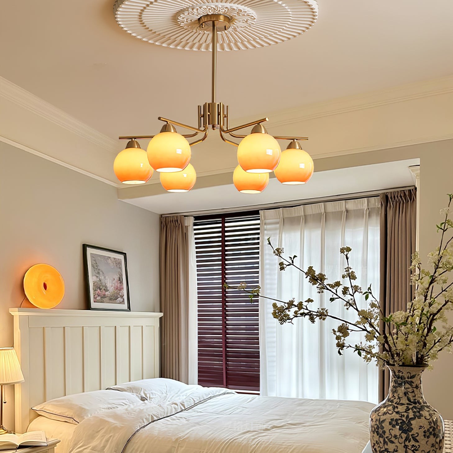 Creative Caramel Spherical Pendant Lamp K293