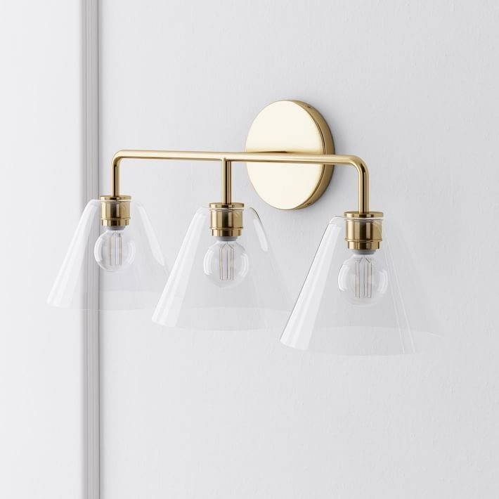 Conica Cone Wall Sconce - 1, 2, 3-Light Modern Glass Lighting K1398