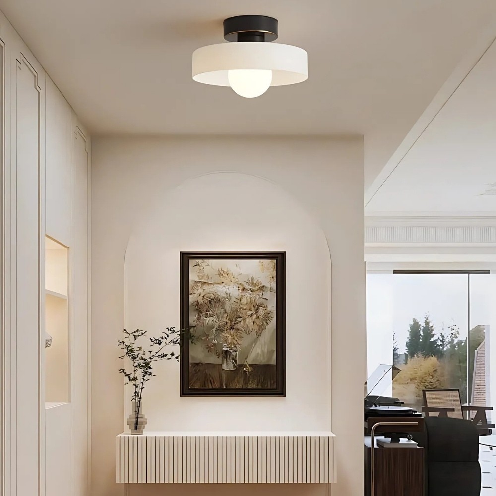 Morandi Colorful Disc Orb Ceiling Light For Bedroom K927