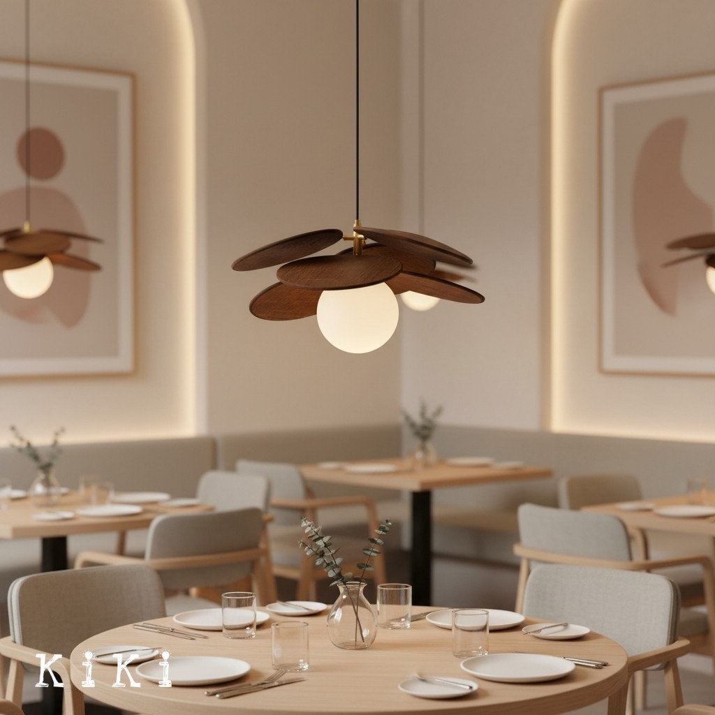 Orrise Artistic Pendant Light - Nature Inspired Layered Design for Indoor Spaces K2098