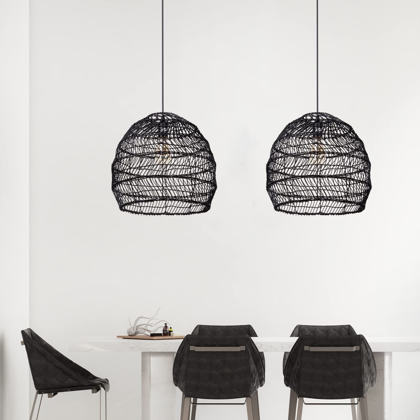 Wicker Rattan Handmade Pendant Lamp