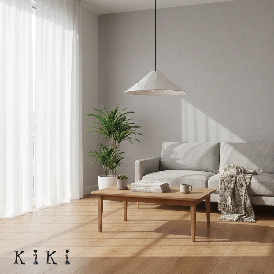Zalen Soft Pleated Fabric Pendant Lamp - Modern Classic Bedroom Lighting K1681