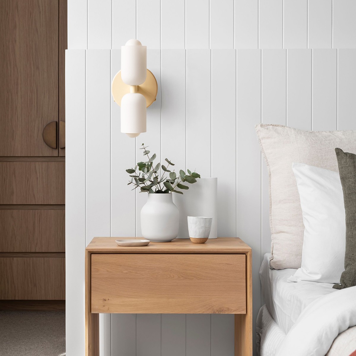 Glass Up Down Wall Sconce