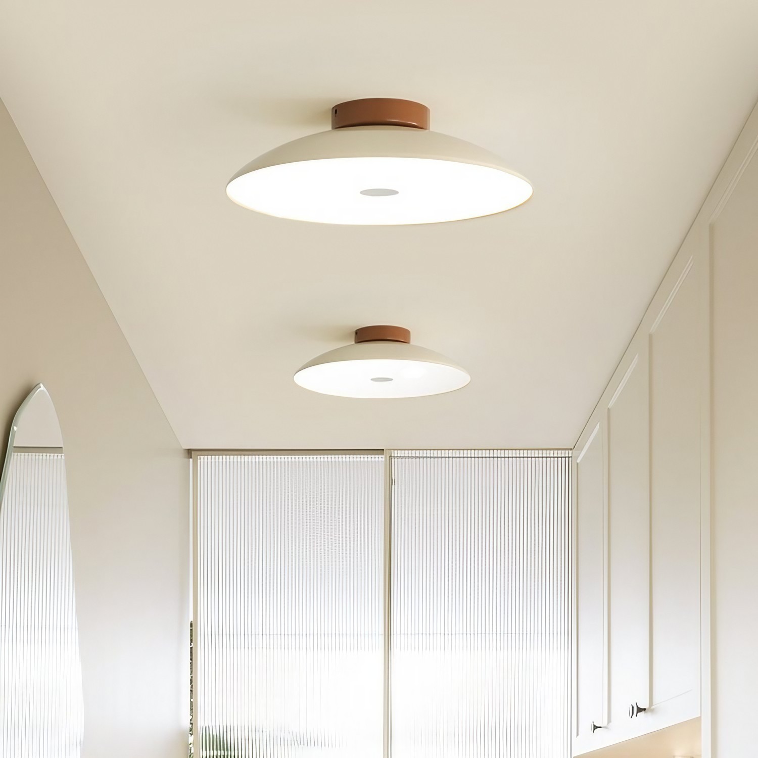 Nordic Cream Led Iron Aisle Ceiling Light K210