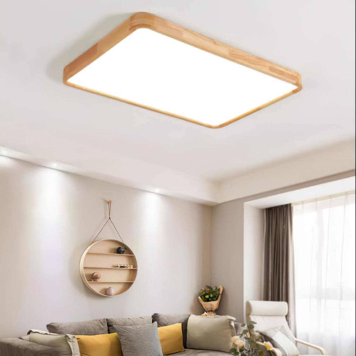 Wooden Geometric Ceiling Light K778