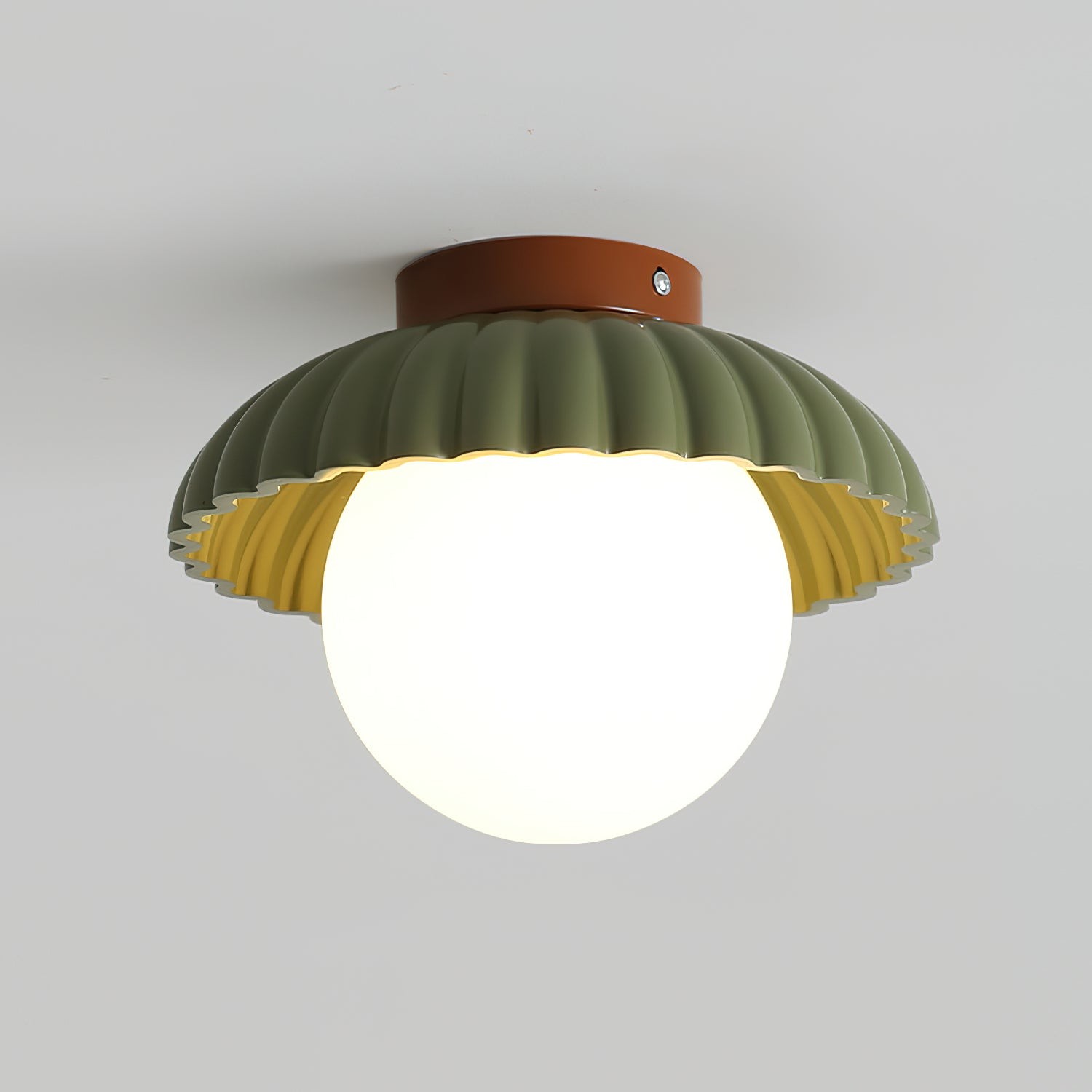 Alien Cream Ceiling Light - Resin Flower Ceiling Lamp for Living Room and Kitchen K227