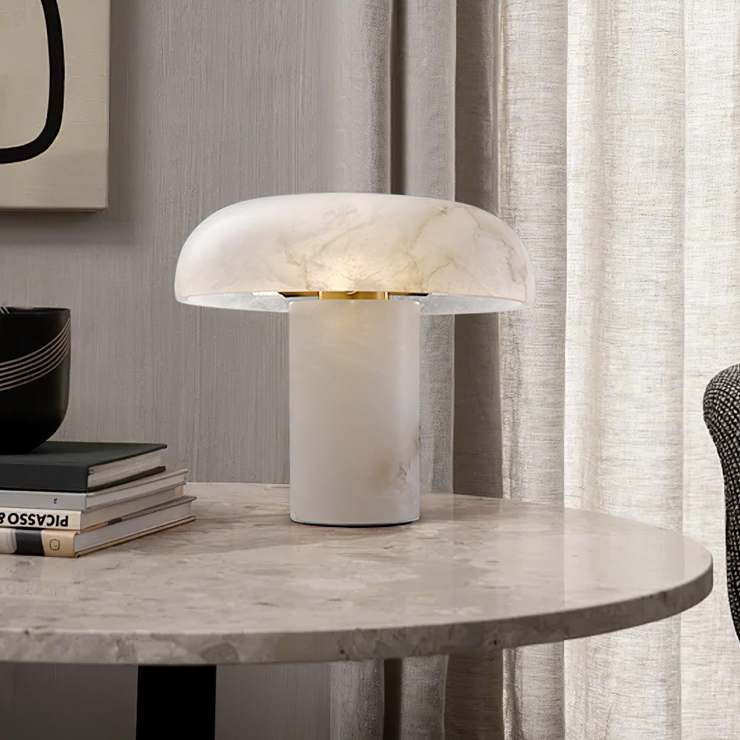 Creative Minimalist Luxury Alabaster Table Lamp For Bedroom K535