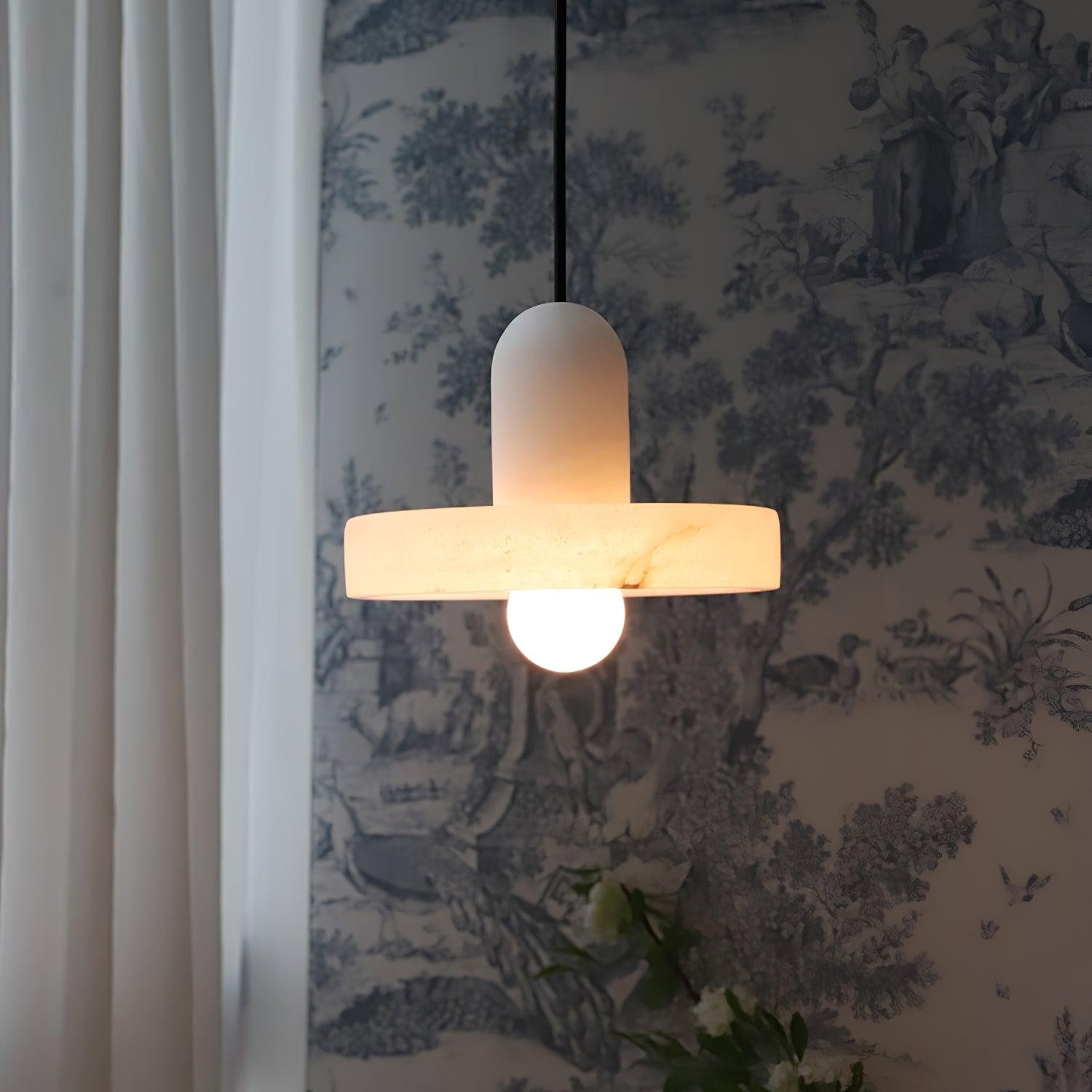 Elegant Creative White Alabaster Pendant Light K823
