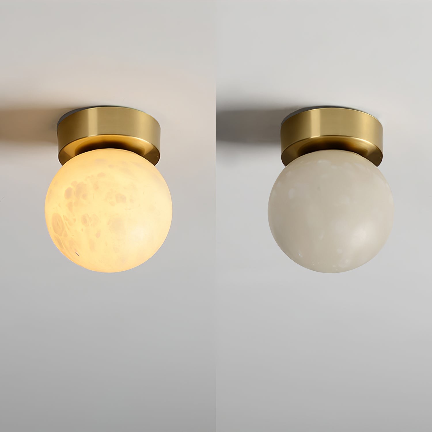 Moon Alabaster Ceiling Lamp K528