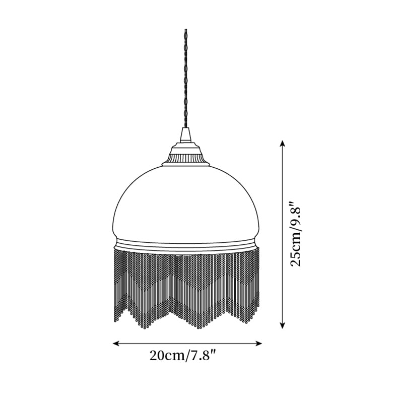 Vili Tassel Pendant Lamp D47