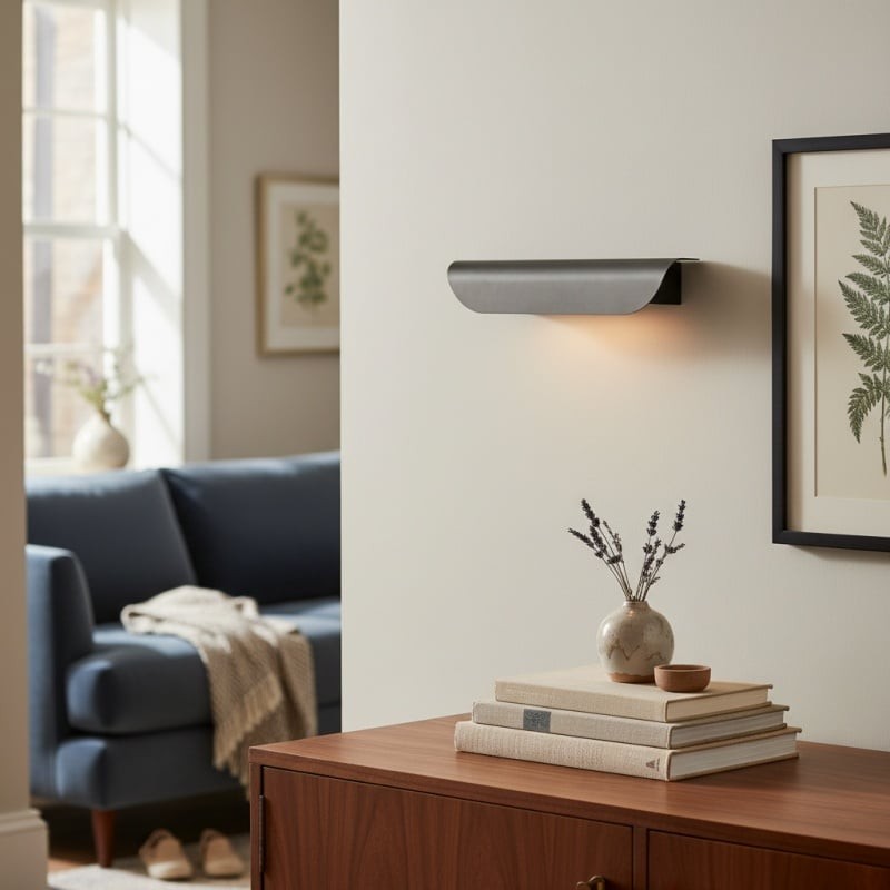 Hidra Modern Metal Wall Sconce - Minimalist Down-Light Sconce for Modern Homes K1691