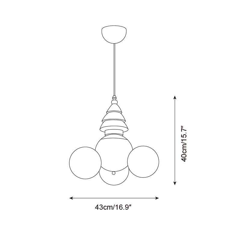 MiloSphere Pendant Lamp D202