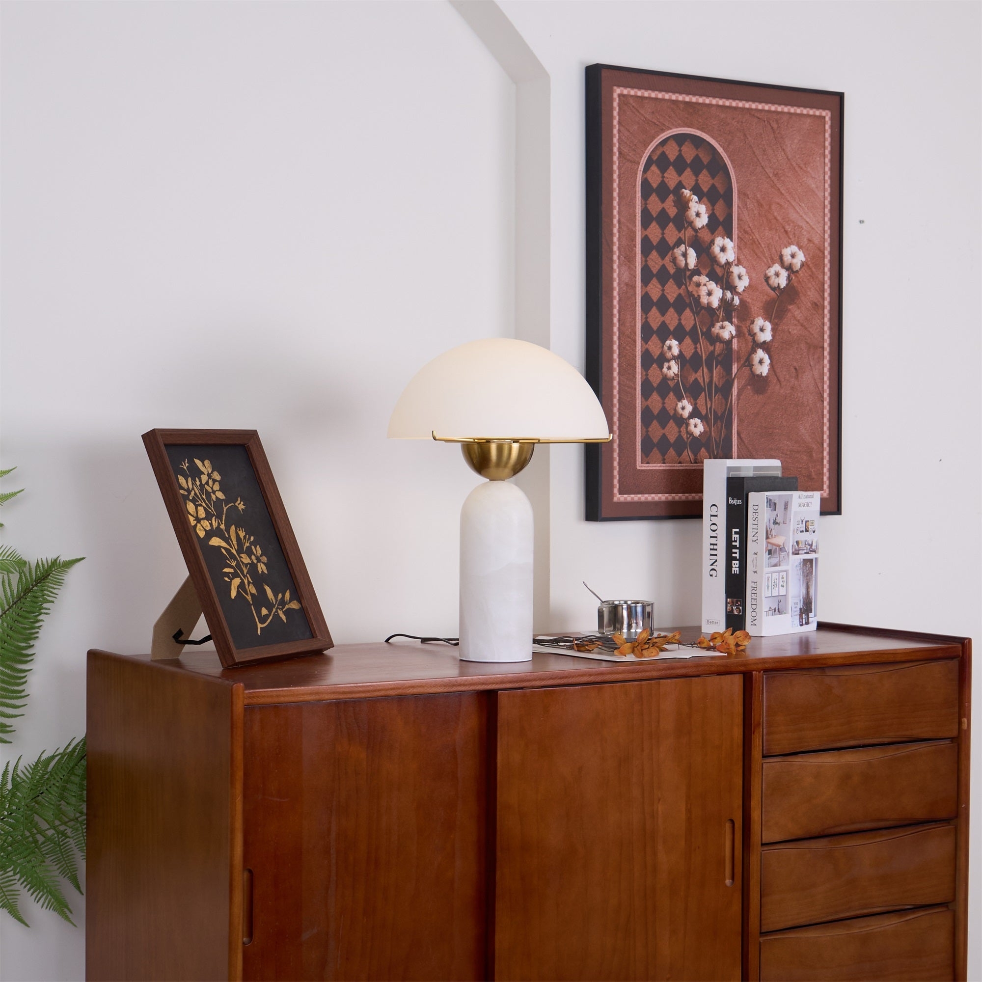 Peono Alabaster Table Lamp D440