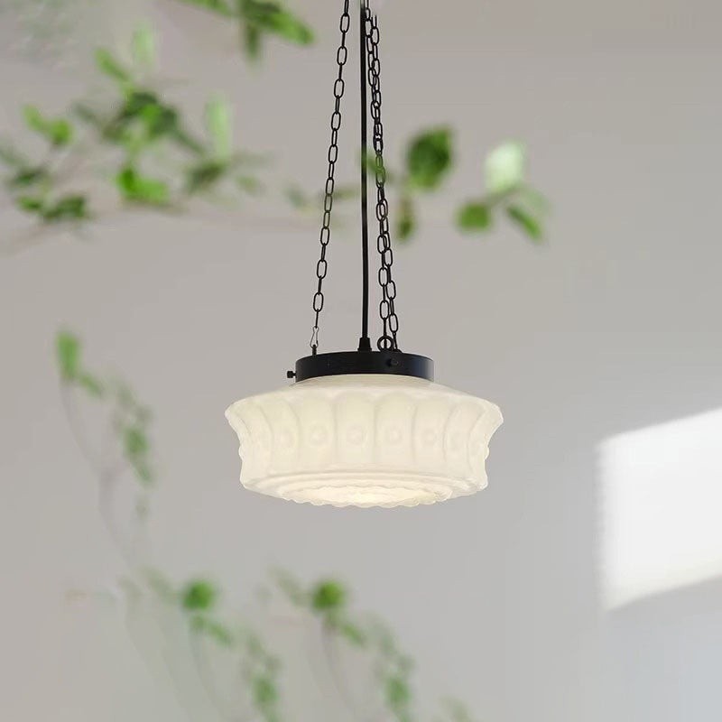 Iron Glass Cylinder Shade Chandelier K827