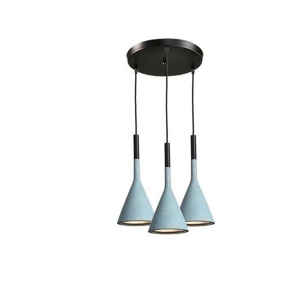 Minimalist Aplomb Pendant Light - Cement Cone Pendant Light for Kitchen Island