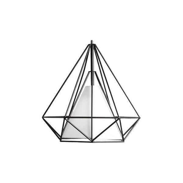 Diamond Cage Metal Pendant