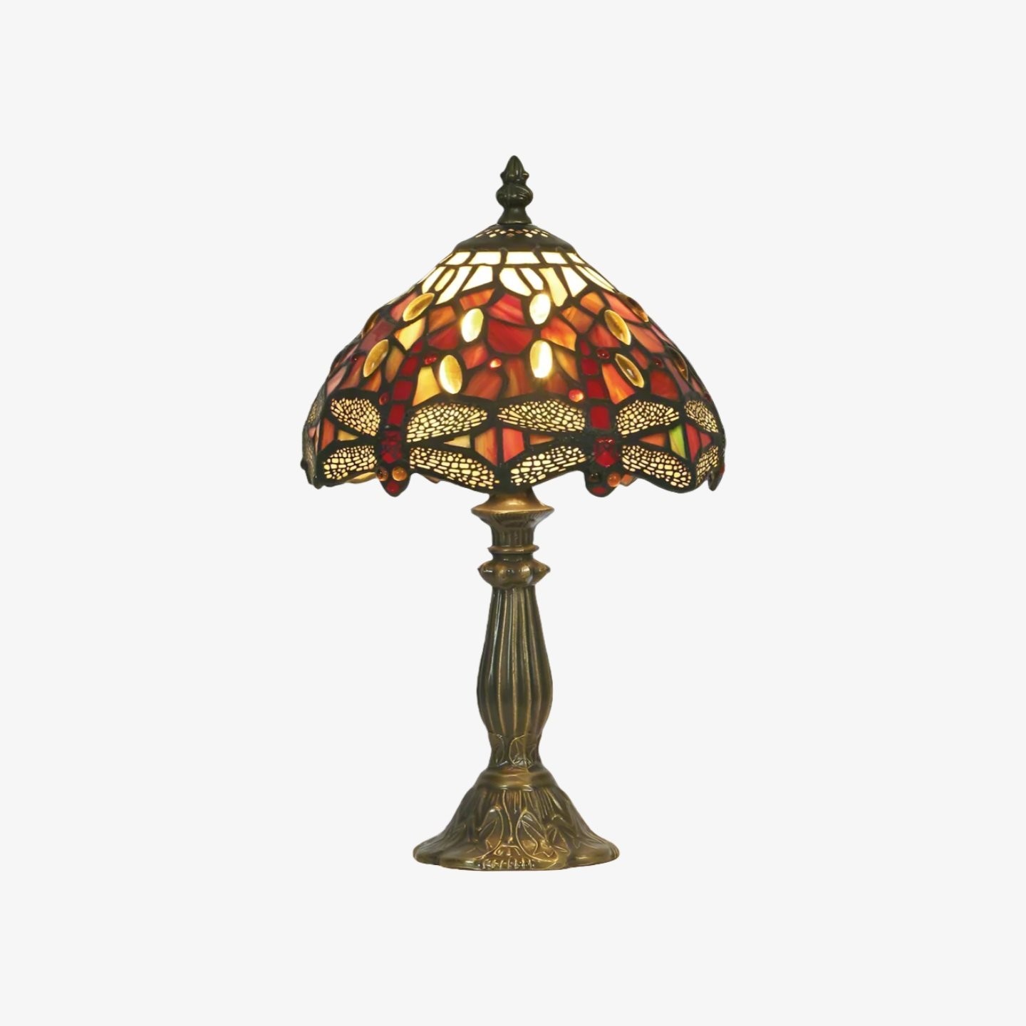 TF Harken Decorative Jewel Table Lamp - Stunning Glass Design Table Lamp K1914