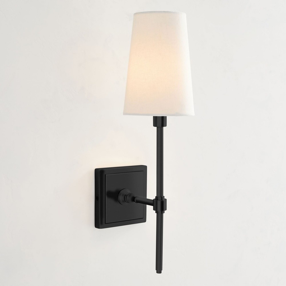 Derlina Fabric Drum Shade Wall Sconce – Classic Style Accent Lighting K1287