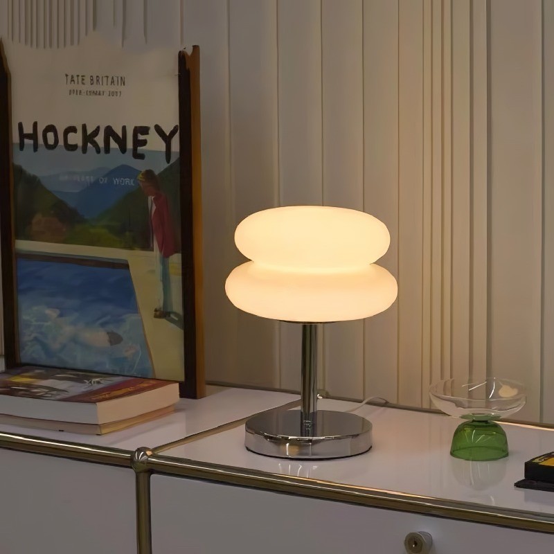Bauhaus Macaron Stained Glass Table Lamp K03