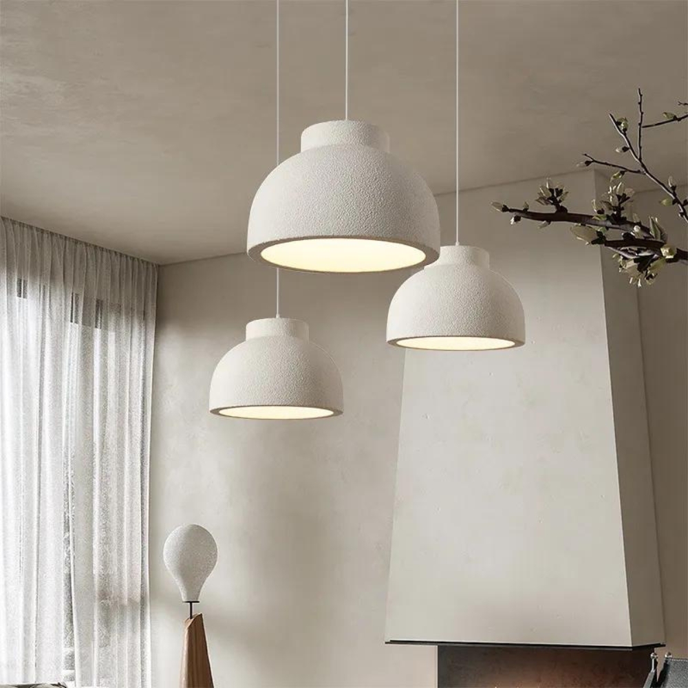 Nordic Bowl Minimalist Polystyrene Pendant Light D829
