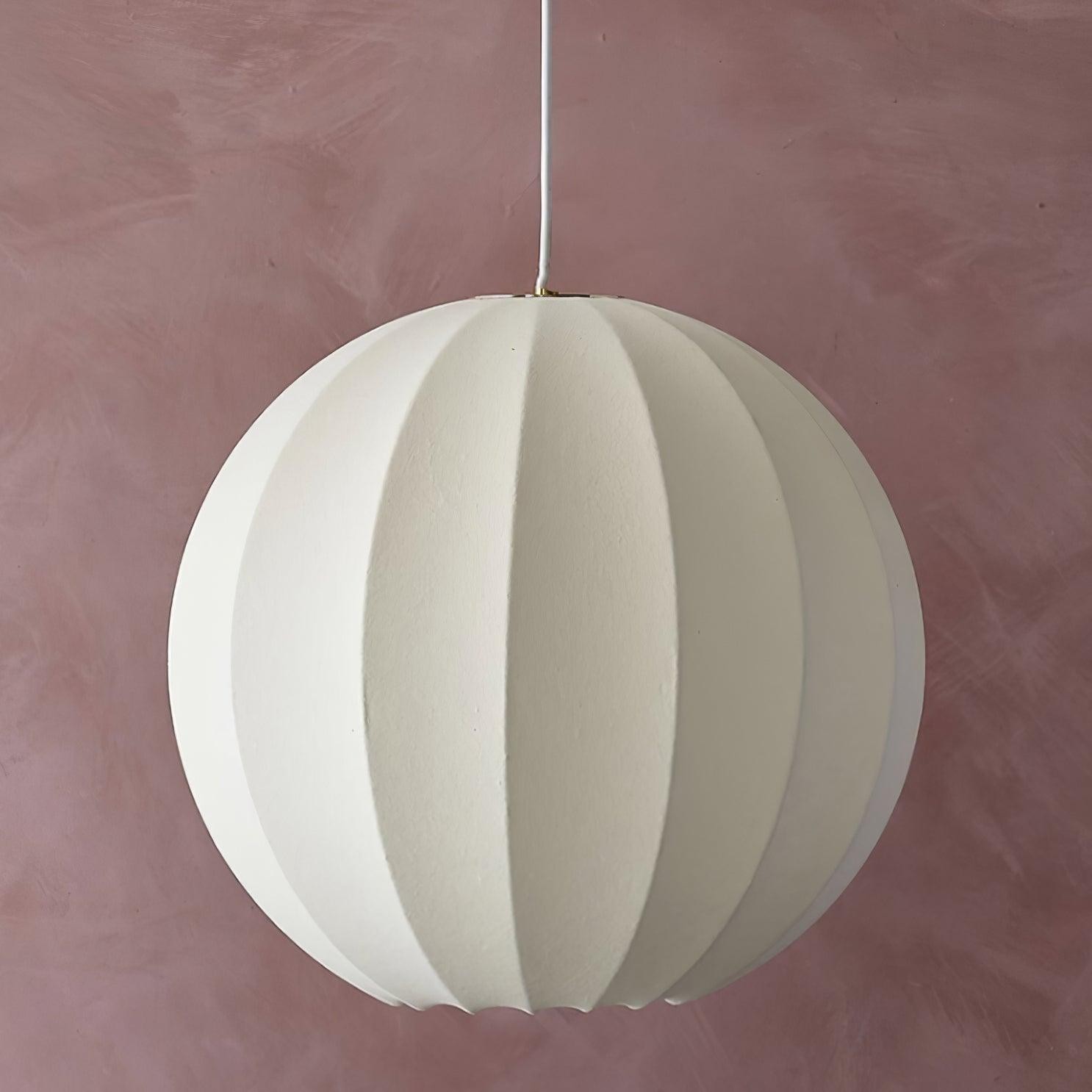 Creative Japanese Minimalist Silk Pendant Lamp For Restaurant K438