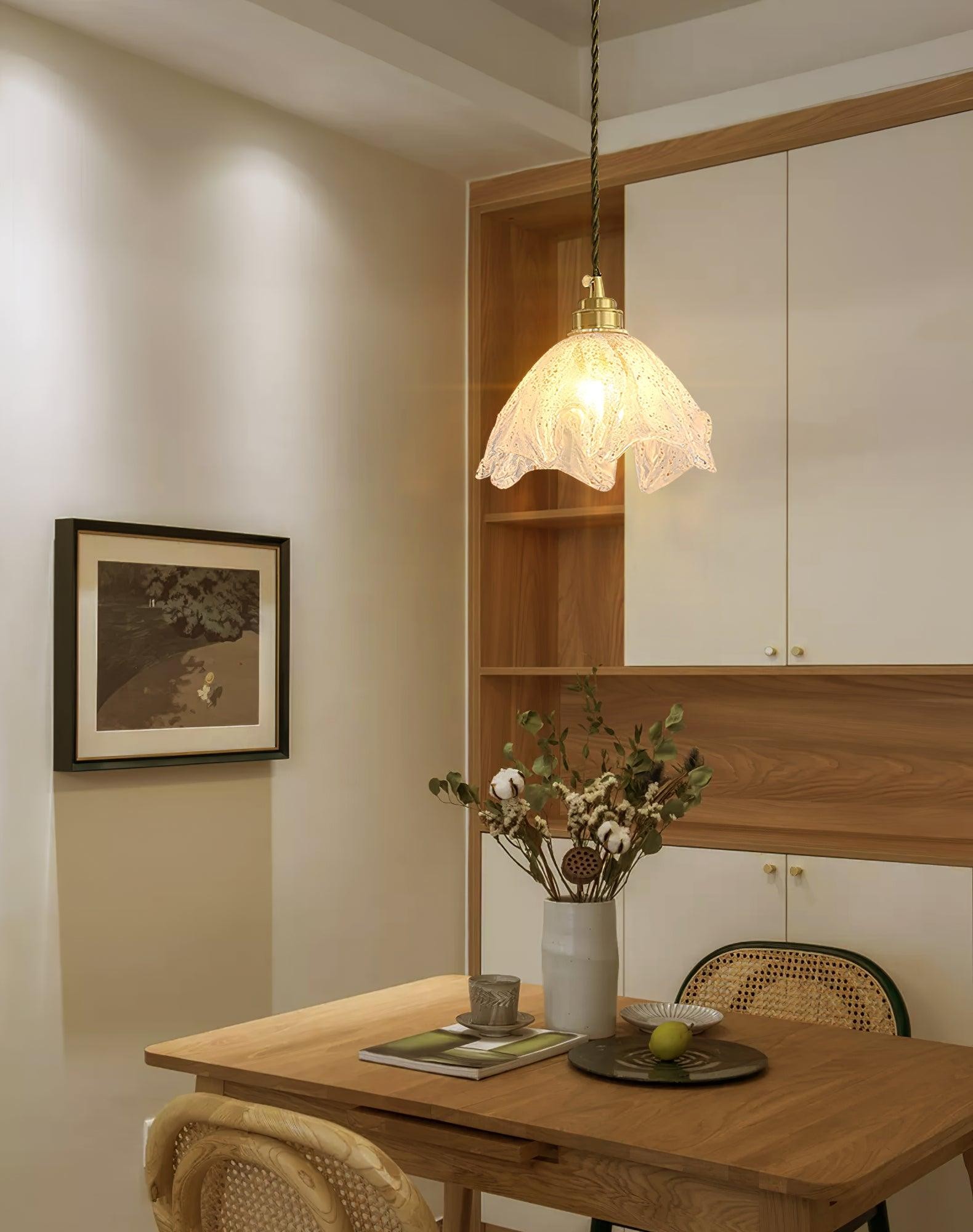 Lotus Crystal Small Pendant Light K464