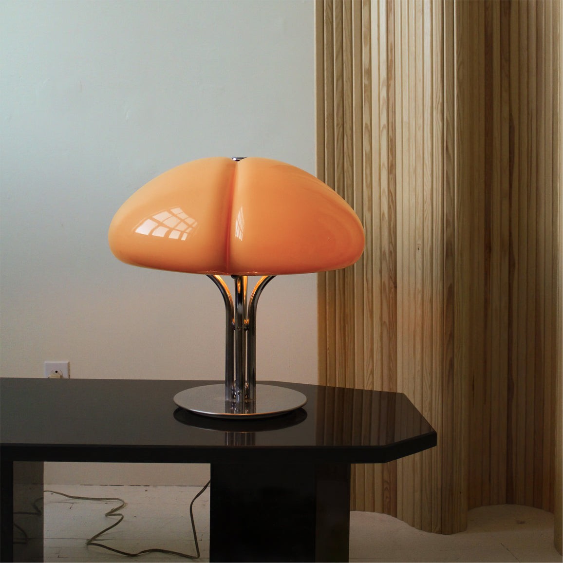 Creative Cluster Mushroom Shape Glass Table Lamp K609