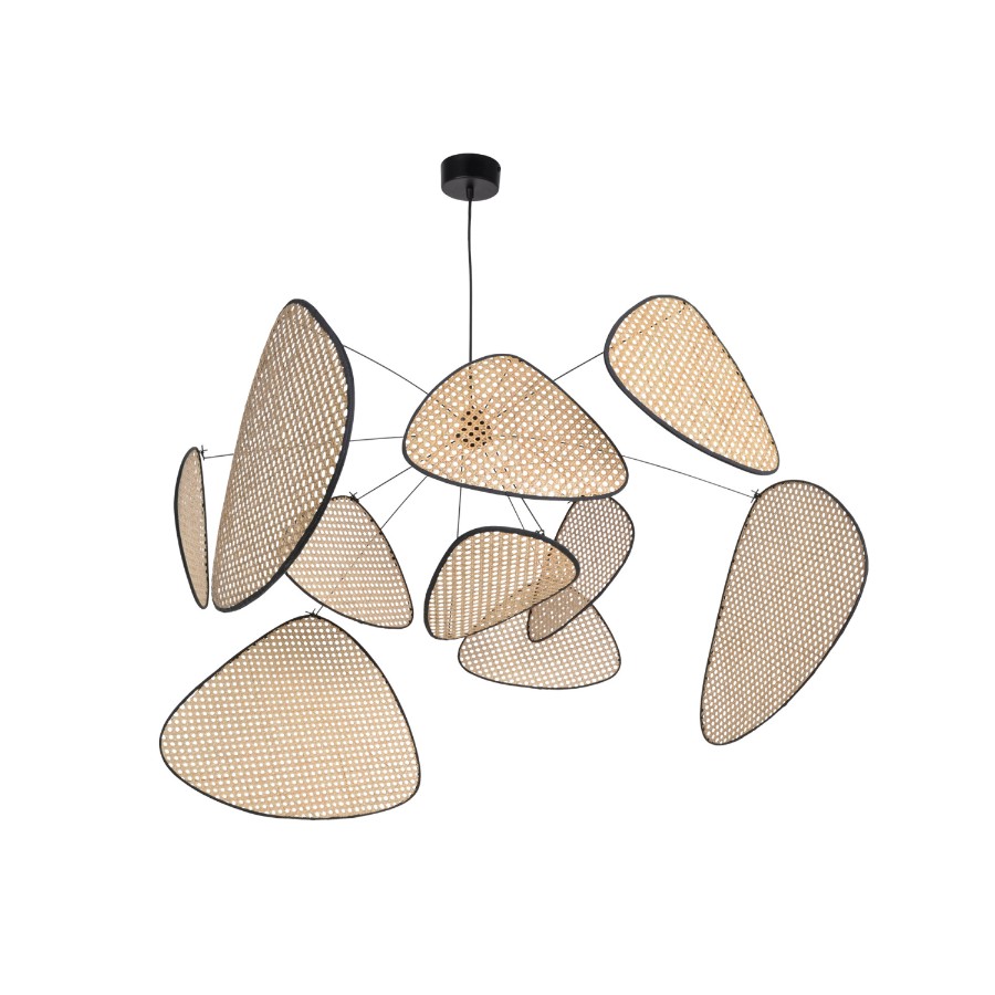 Screen Cannage Pendant Light - Boho Chic Wall Light for Dining Room