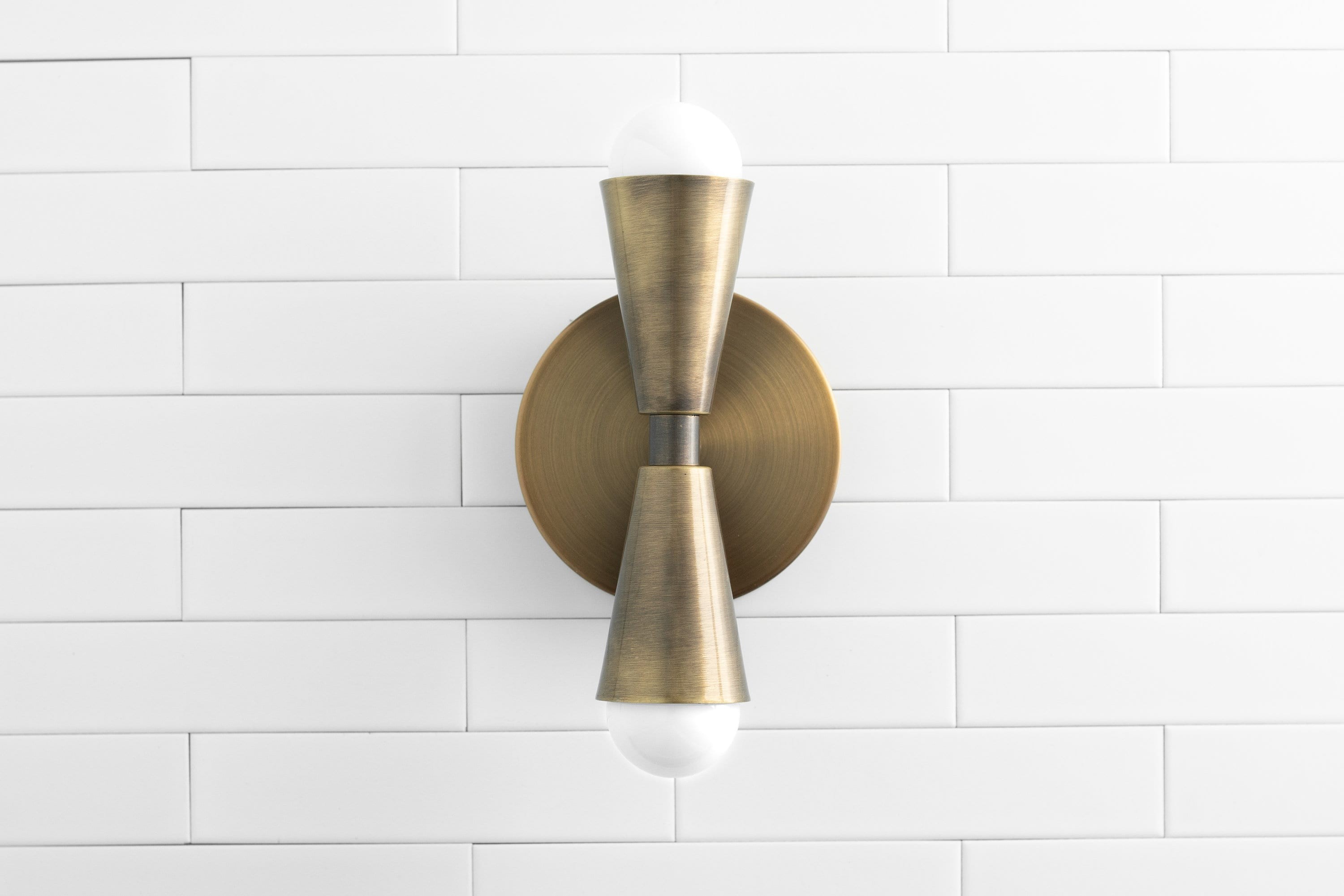 Pyralis Modern Style Metal Cone Wall Sconce - Stylish Lighting for Vanity K1479