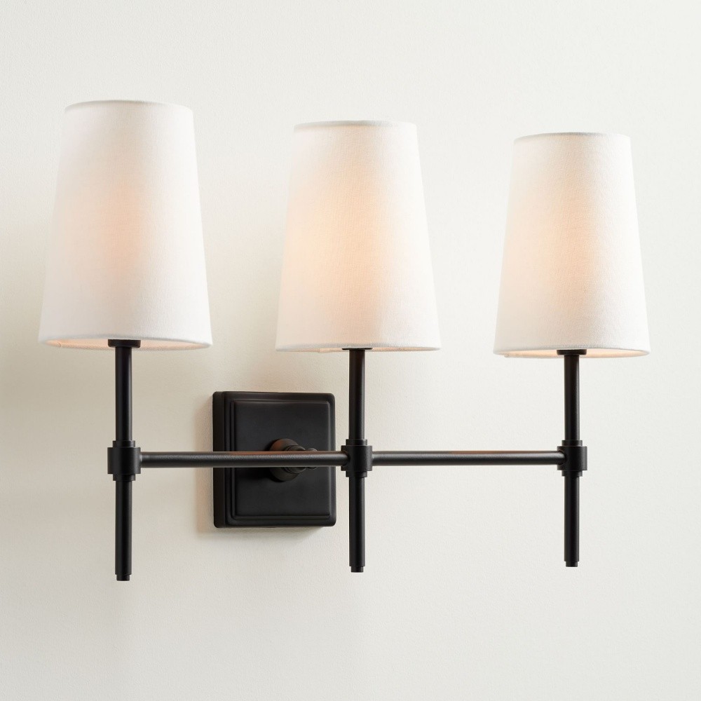 Derlina Fabric Drum Shade Wall Sconce – Classic Style Accent Lighting K1287