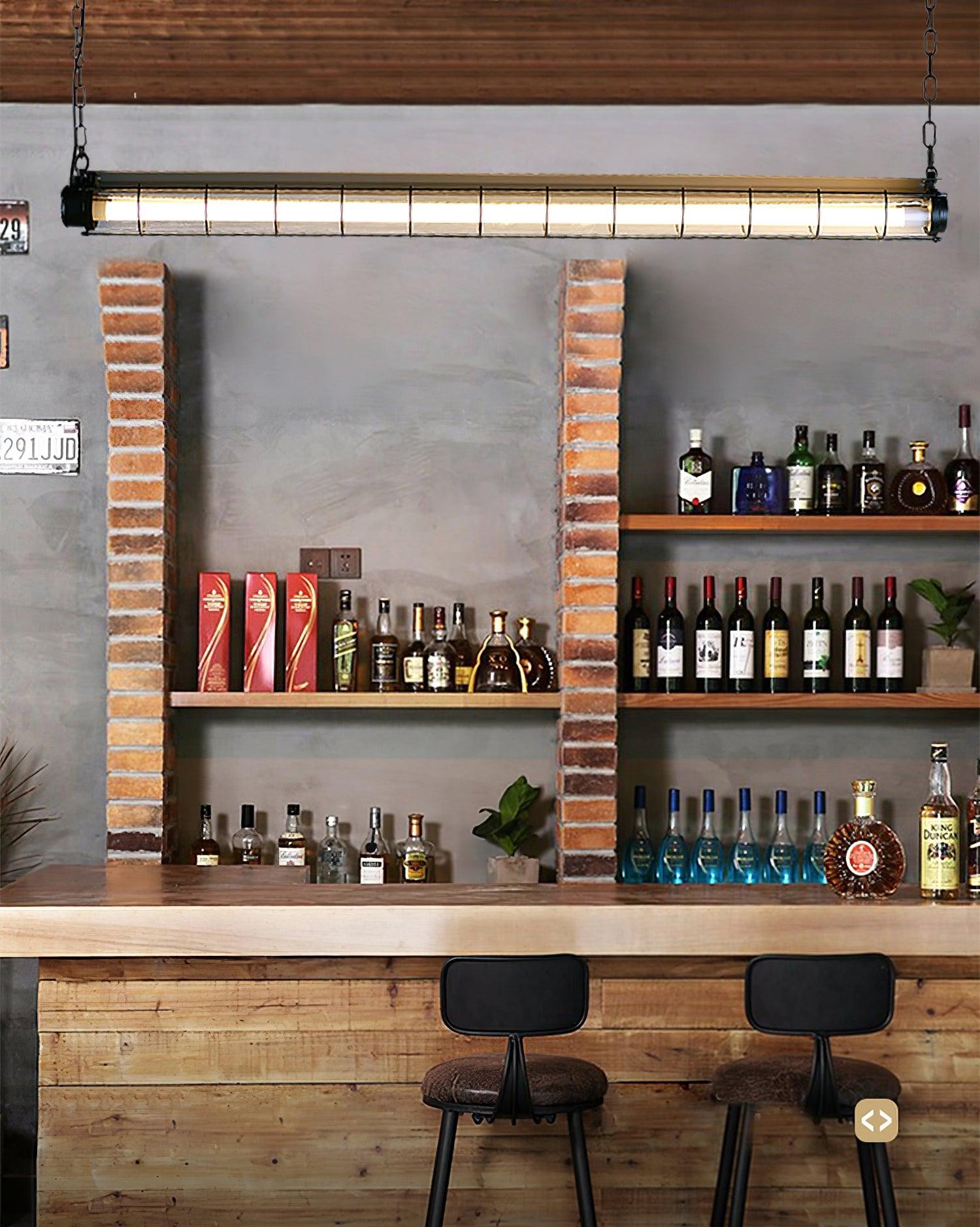 Industrial Linear Cage Chandelier K903