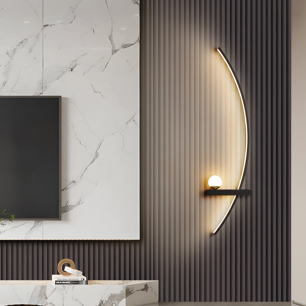Curved Strip 3 Step Dimming LED Wall Sconce K816