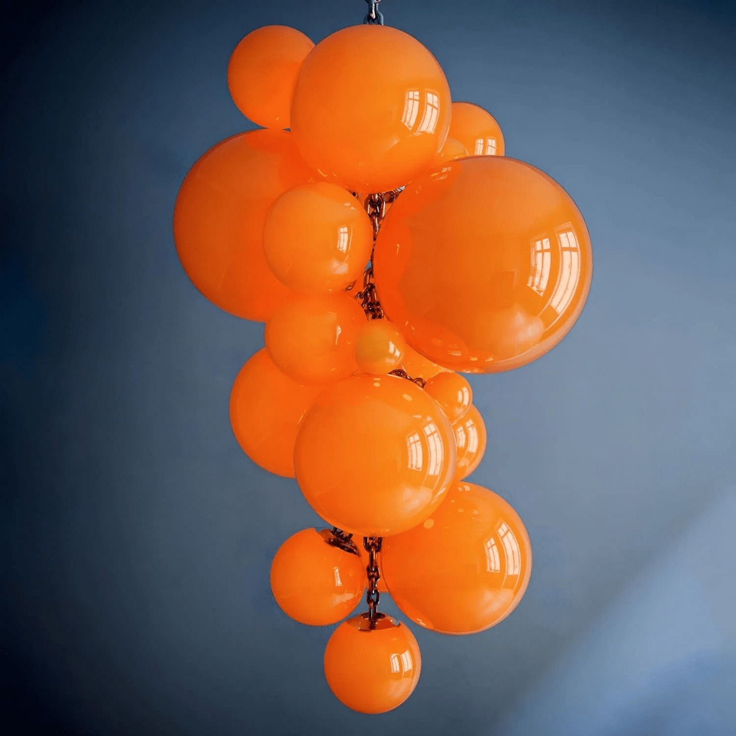 Modern Long Grape Glass Chandelier K2347
