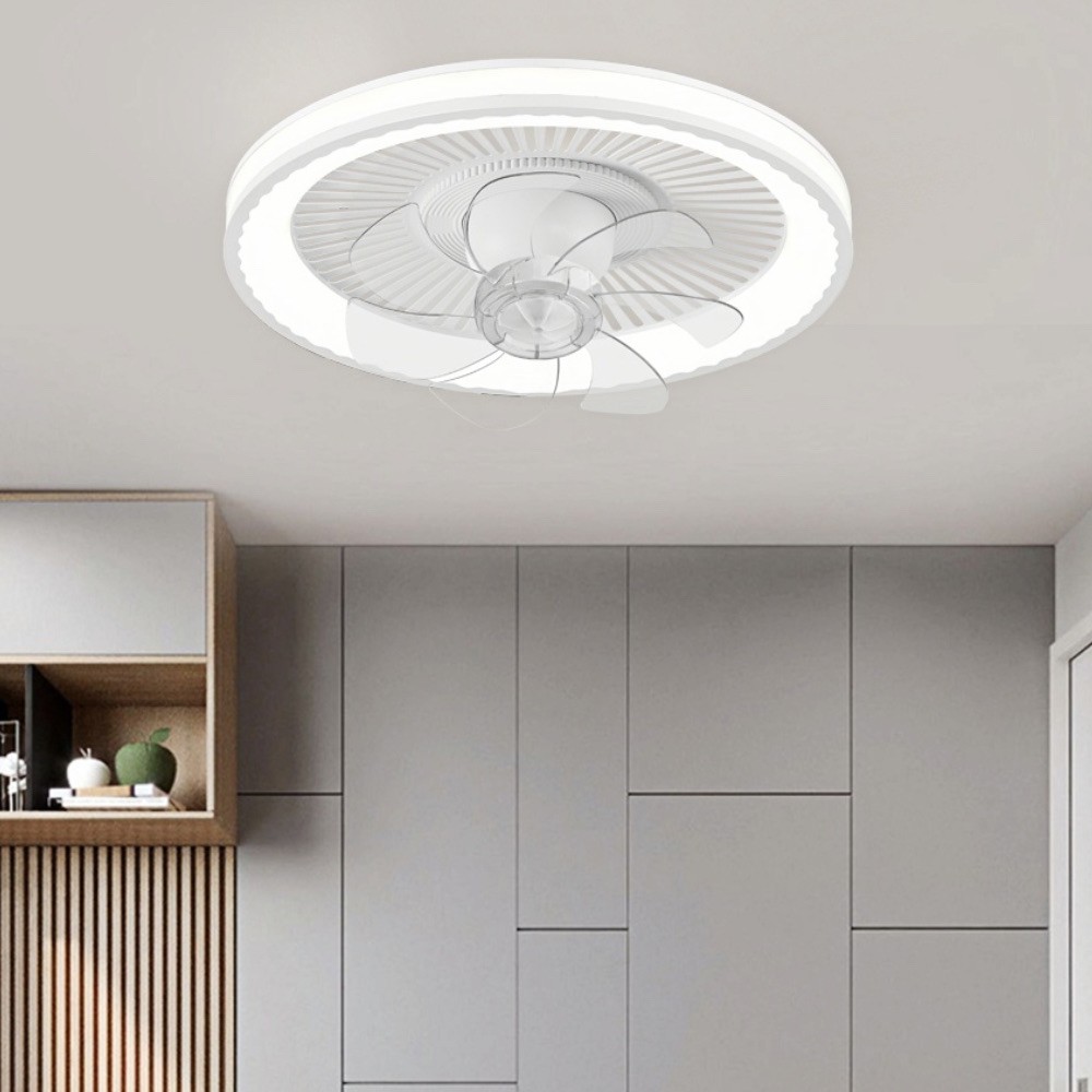 Modern Quiet Ceiling Fan With Light For Bedroom K1100