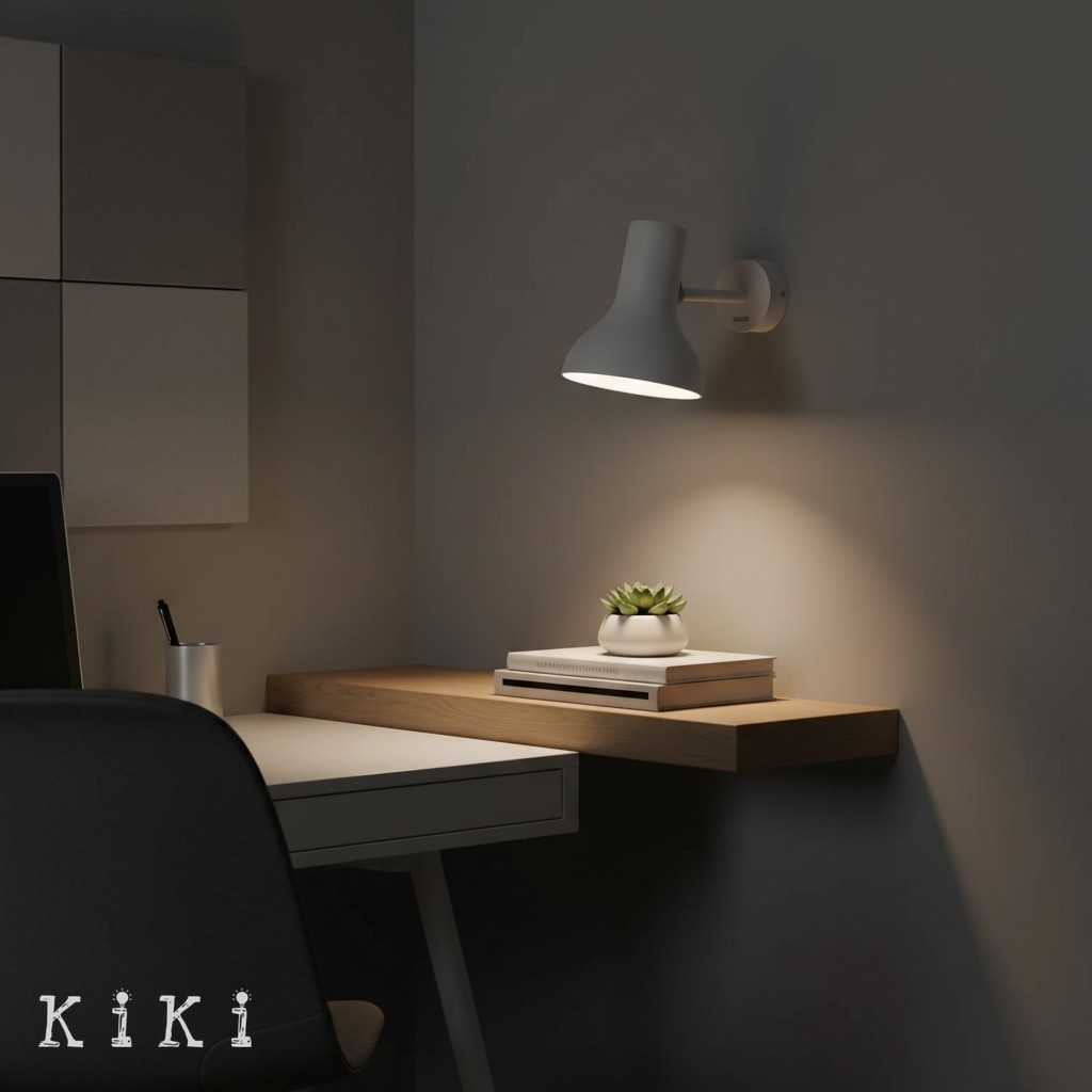 Modryx Modern Minimalist Wall Light - Adjustable Head for Reading and Accent Lighting K2115