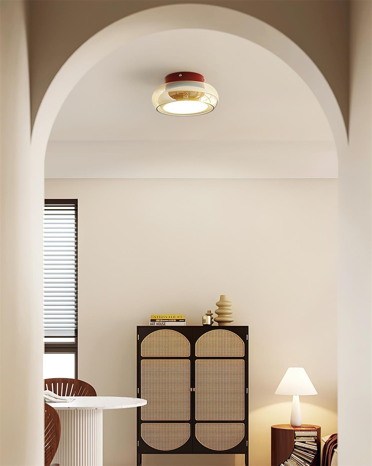 Atmospheric Simple Double Disc Ceiling Light K644