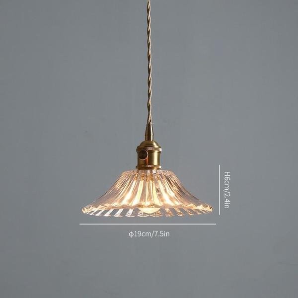 Clear glass pendant lights series