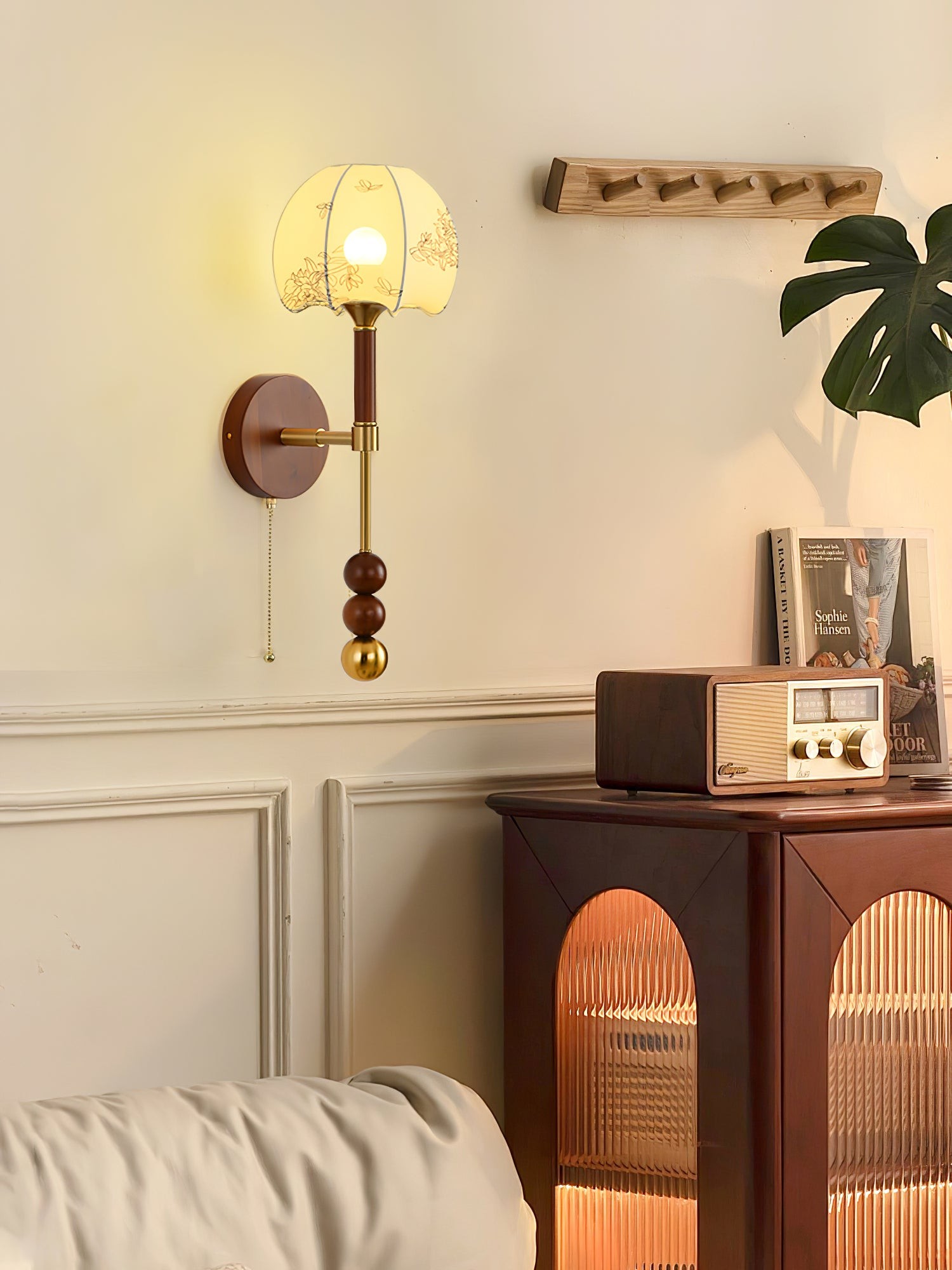 Retro Solid Wood Series Wall Lamp K638
