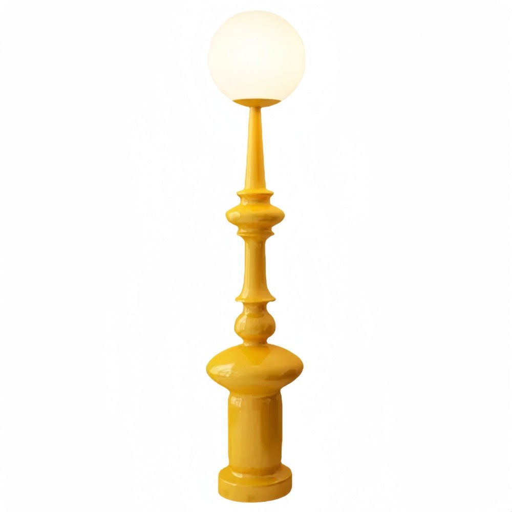 Retro Creative Roman Chess Column Floor Lamp K163