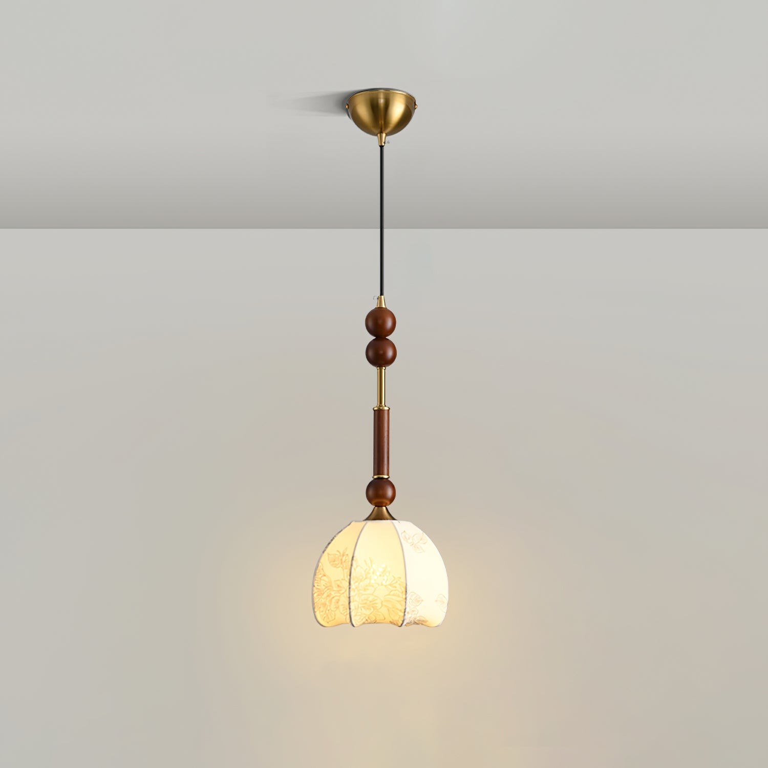 Retro Solid Wood Series Pendant Lamp K637