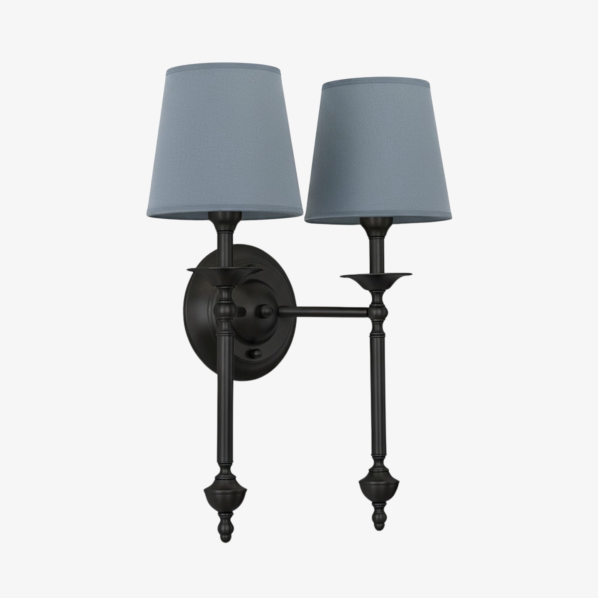 Arcuma Fabric Wall Sconce - Modern Copper Wall Light for Hallway K2353