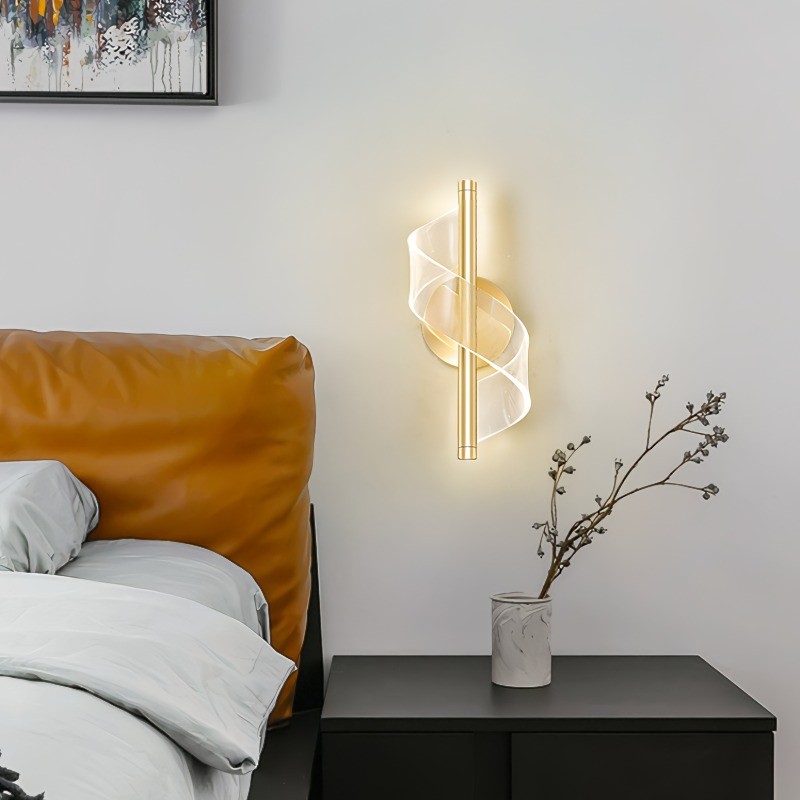 Spiral Modern Led Wall Lamp For Living Room K16