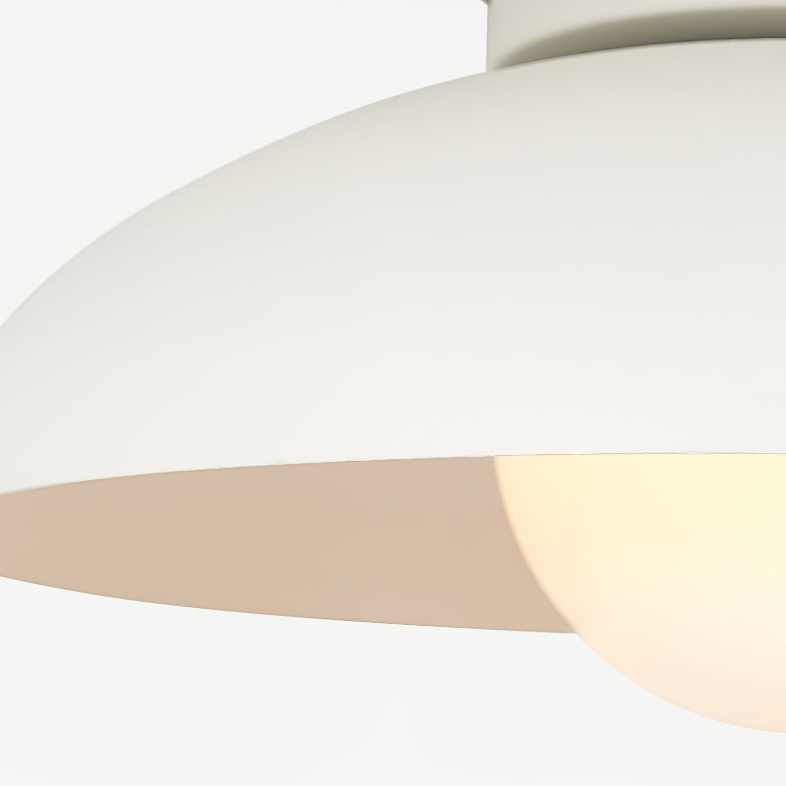 Matte Black Glass Dome Ceiling Lamp K419
